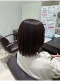 外ハネボブ×ピンクブラウン