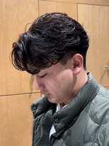 フィフス 神南(fifth)&nbsp;渋谷センターパートフェザーパーマメンズパーマニュアンスパーマ