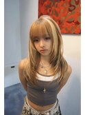 【RITZY】l layer cut × blond × beige