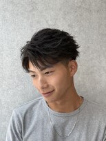 ビカムメンズヘアー 栄店(become men's hair)&nbsp;フェザーショート/フェザーパーマ