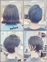 ビーンヘアスタジオ 蒲田(Bean hair studio)&nbsp;耳掛けOK!前下がりショート