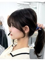 アマトウキョウ アユンチェ(AMA TOKYO×AYUNCHE)&nbsp;前髪顔まわり韓国ヘアレイヤーカットサイドバンク2wayバンク韓国