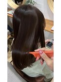 ツヤツヤオリーブブラウン