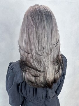 シオン(shion) ロングおくれ毛韓国ヘア顔周りレイヤー美髪_ba546521