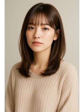 六本松航空 ミディアムレイヤースタイル