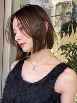 ポケット 渋谷(POCKET)&nbsp;ぱつっとボブ×髪質改善カラー