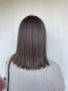 ミリ 奈良店(mm) ベージュ/ブリーチなし/髪質改善/透明感/近鉄奈良/奈良/