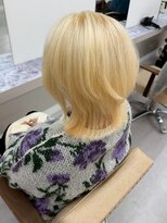 エトレ(etore)&nbsp;ビフォーアフターあり/ハイトーンホワイトベージュ/レイヤー