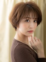 カバーヘア ブリス 志木南口駅前店(COVER HAIR bliss)&nbsp;似合わせカットくせ毛風ひし形フェザーショートX志木30代40代