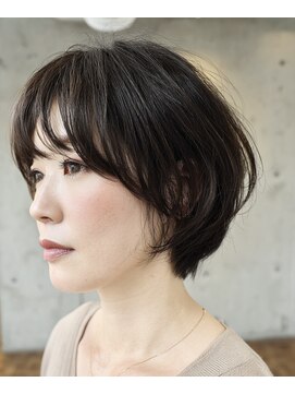 エルイコールアイエム(L=im) ショートボブ×白髪染め