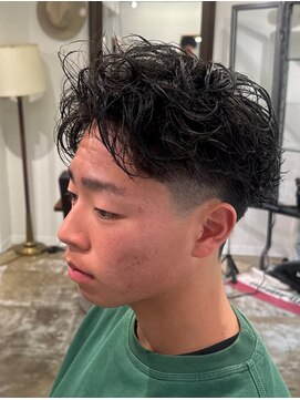 メゾンフォーメン 心斎橋店(Maison for men) アクティブショート／スパイキーパーマ／ルーズショート