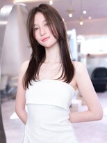 ハバナ 新宿(HAVANA)&nbsp;ミディアムレイヤーカット×ブリーチダブルカラー/髪質改善