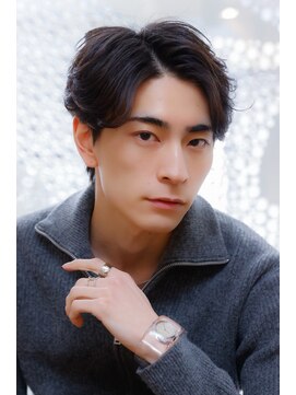 ミチオ ノザワ ヘアサロン ギンザ(Michio Nozawa HAIR SALON Ginza) ツーブロック/かき上げセンターパート/フェザーパーマ☆