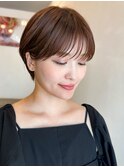 ショートヘア/ショートカット/ショートボブ/30代40代50代/表参道