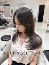 アッシュ 武蔵小金井店(Ash)&nbsp;【艶髪韓国レイヤー/髪質改善ダークグレージュ/30代】