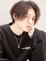 エラン 新宿 新宿三丁目(Elan.)&nbsp;メンズ前下がりセンターパートツーブロックツイストスパイラル