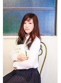 眉上バングのグラデーションスタイル♪