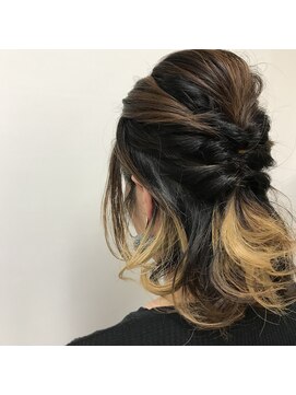 町上津役の美容室 ヘアセット