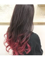 リゴ ヘアー(RIGO hair) グラデ、レッド