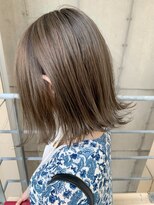 ジーナ 渋谷駅前(Zina)&nbsp;【Zina　渋谷】イメチェン毛先パーマ耳かけ×フォギーベージュ