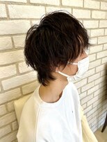 アッシュ 十日市場店(Ash)&nbsp;おしゃれスパイラルパーマウルフヘア