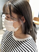 ジャストビューティ ルフレ 金沢八景店(Just Beauty Rufure)&nbsp;マロンベージュ/Aラインボブ/小顔/インナーカラー