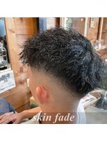 ヘアメイクランタン (Hair Make LANTERN) 【スキンフェード】アップバングショート#京都#山科#椥辻