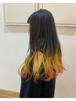 ベラ(Bella)&nbsp;《Bella吉祥寺》かき上げヘア/グラデーション/イエローオレンジ