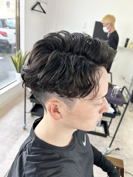 LXヘアー(LX HAIR) ナチュラルパーマ×ツーブロック