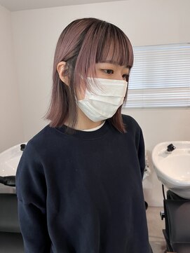 シイ(SIE) ローライト×くすみピンクカラー