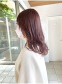 透けるピンクベージュ