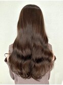 ロング巻き髪＊予防美容＊ショコラブラウン【ZinaCENTRAL】