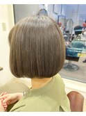 ボブスタイル 脱白髪染め