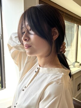 ガーデン オオタカノモリ(garden otakanomori) 20代30代40代小顔顔まわり似合わせレイヤーカット×透明感カラー