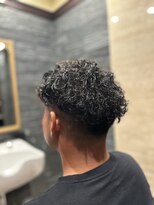 プレミアムバーバー 目黒店(PREMIUM BARBER produce by HIRO GINZA) くるくるパーマ