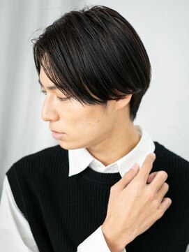 理容ハンサム 戸田公園店 ノンジアミンカラーの正統派タイトストレートショートA戸田公園