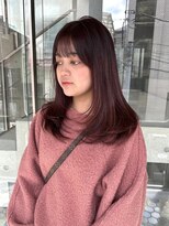 ヲタク(wotaku.)&nbsp;レッドピンク/暖色系カラー/レイヤーカット