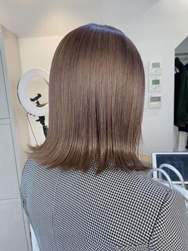 チル(chill) ヘルシースタイル_グレージュカラー＊ブリーチなしダブルカラー