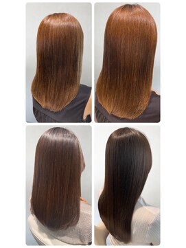 美容室フルール 艶感♪髪質改善カラー大人可愛いグレージュ20代30代40代