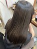 《外国人風☆ツヤ感◎》極潤カラー+オーガニックケア  ￥7700→6600