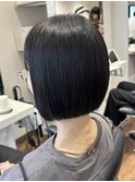 40代50代大人ボブ髪質改善酸性ストレート縮毛矯正白髪染め