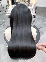 ロンドジェネルーズ 柏(Lond generous)&nbsp;韓国柏顔周り縮毛矯正髪質改善レイヤー前髪カット韓国風ヘアボブ