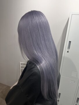ユウル 横浜(juhl.) ラベンダーグレージュカラーケアブリーチダブルカラー横浜横浜駅
