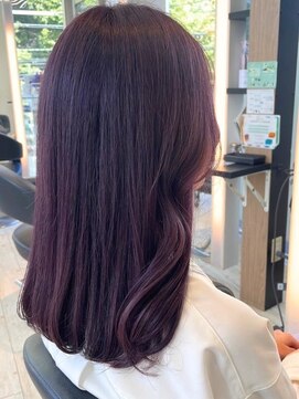 インク サカエ(inq sakae) ブリーチ1回ダブルカラーラベンダーブラウン