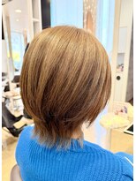 レッド(ReD) 白髪ぼかし ショートウルフ 髪質改善