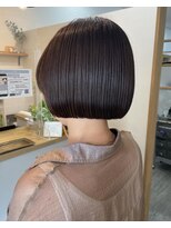 ロッカ(ROCCA)&nbsp;チェリーブラウンつや感ストレートボブ