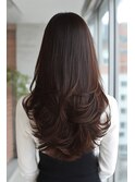 レイヤーカット/ボブ/髪質改善カラー/縮毛矯正/暗めカラー