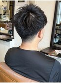 ツーブロックショートカット