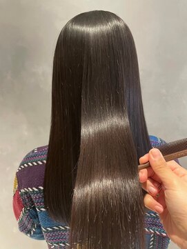 ティルコジェマオブボナ(TYLCO gemma of bona) 思わず触れたくなる◎シルクのような艶感ロング/艶感