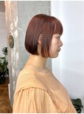 切りっぱなしボブ/ブリーチなしダブルカラー/柏美容室/ミニボブ